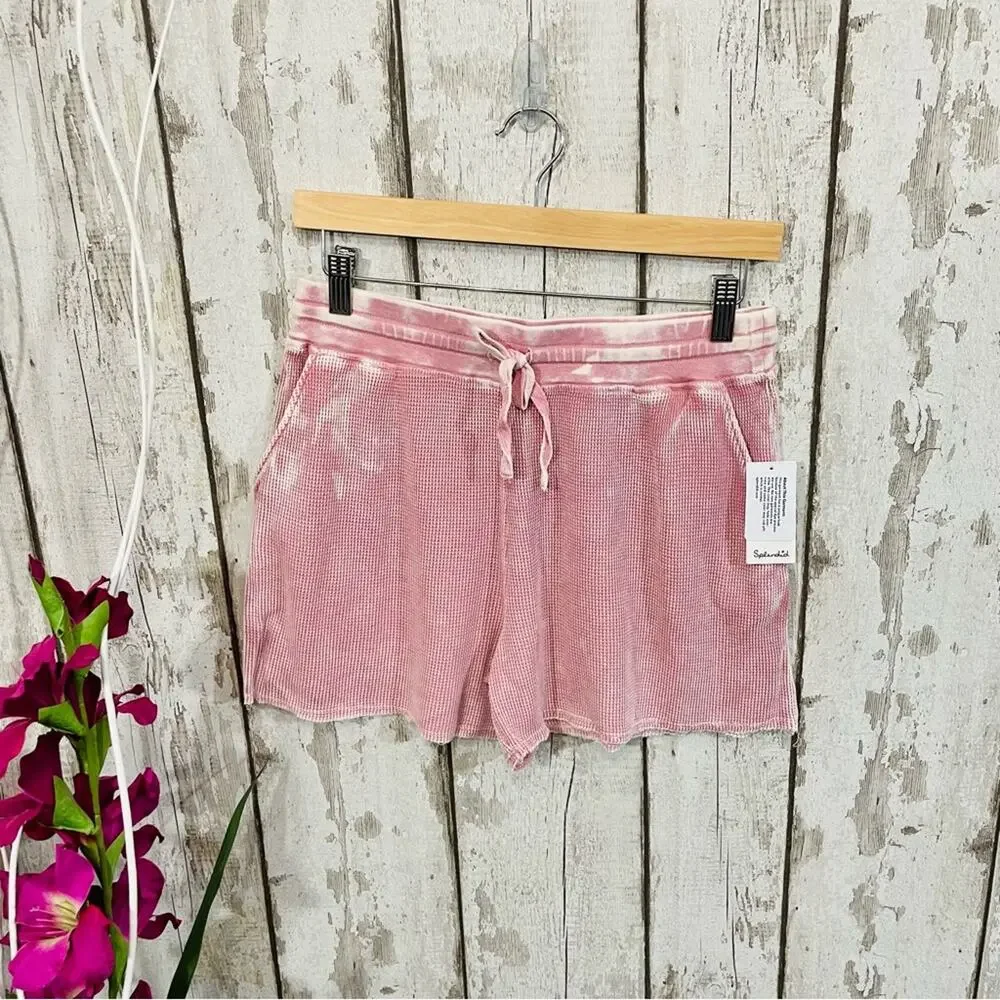 Splendid - NWT Mineral Wash Waffle Knit Shorts - Picture 4 of 8